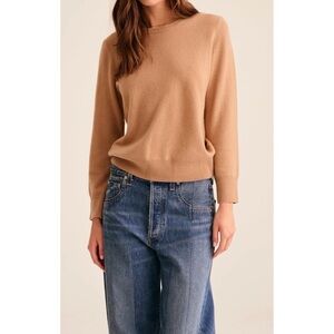 NAADAM Camel Crew Neck Sweater